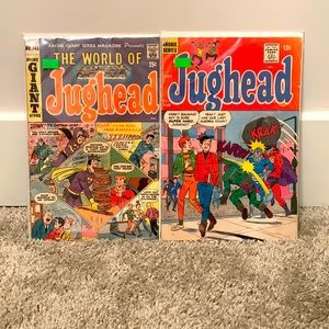 Two vintage Jughead comics! Good condition!
